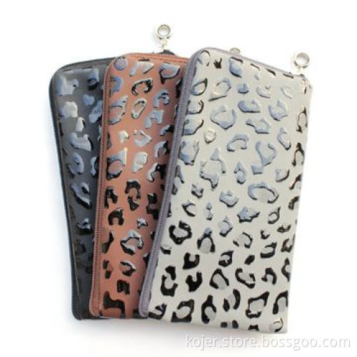 Mobile Phone Pouch with Zipper and Lanyard, Customized Patterns/Logos are Welcome